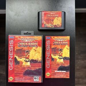 Samurai Shodown (Sega Genesis, 1993) Complete CIB Hangtab/Case/Manual/Game VTG
